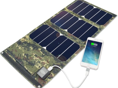 太陽能折疊包戶外旅行家用折疊便攜移動電源太陽能手機(jī)充電器EVA太陽膜280g